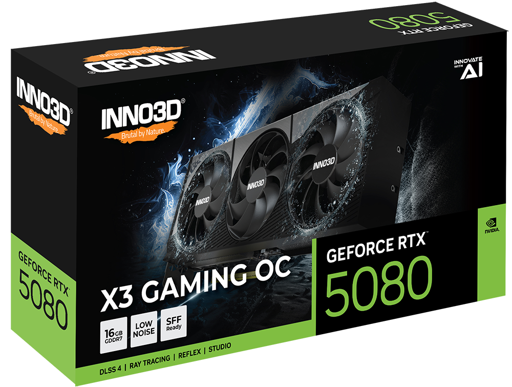 INNO3D RTX5080 그래픽카드 지포스 GAMING OC D7 16GB X3 - 상세 이미지 2