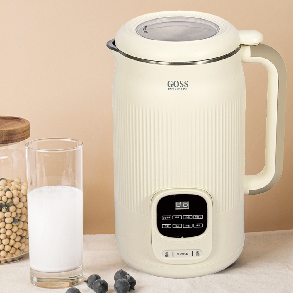 고스 두유제조기 두유기 죽 주스 이유식 두유메이커 1200ml