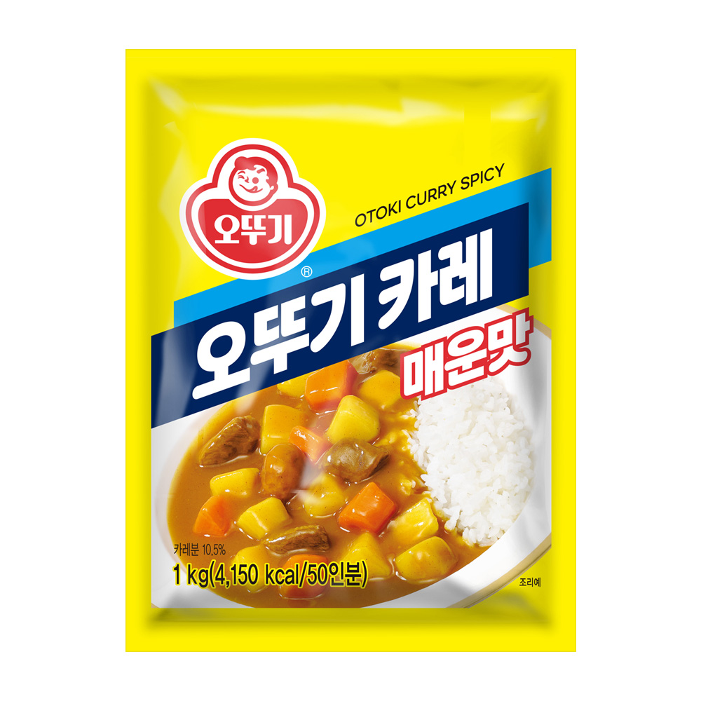 오뚜기 오뚜기카레 매운맛, 1kg, 1개 - 상품 이미지