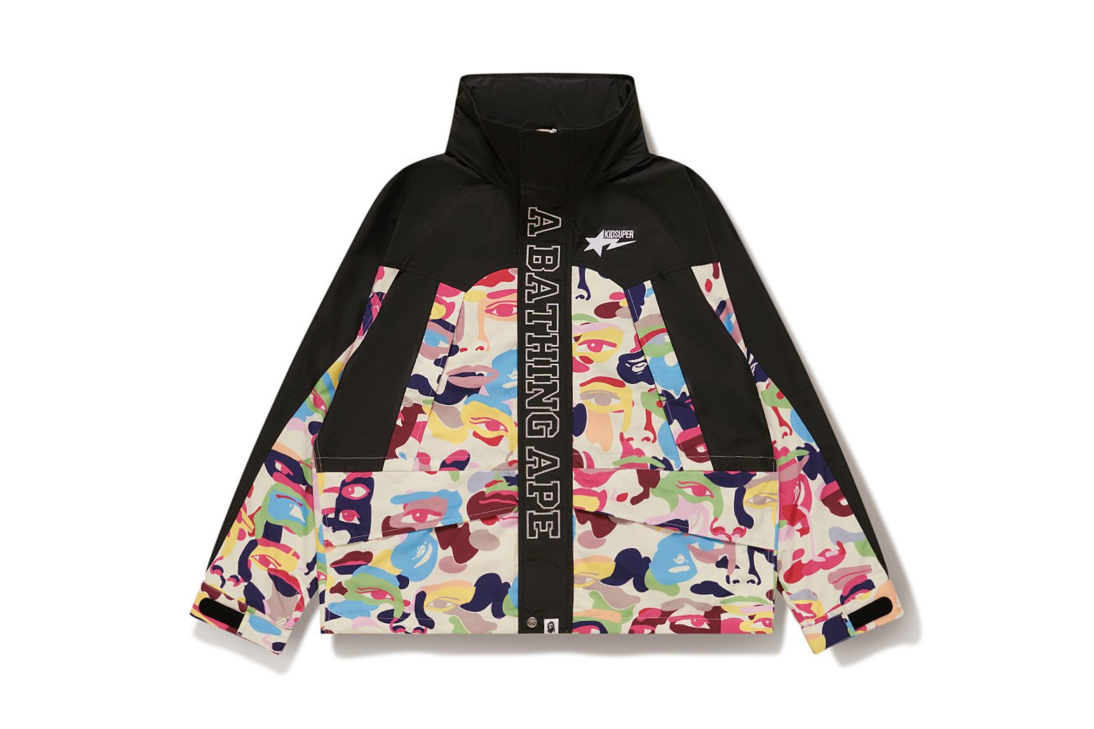 베이프 X KIDSUPER 자켓 CAMO SNOWBOARD JACKET 4월 신상 1L23-140-903 - 상세 이미지 2