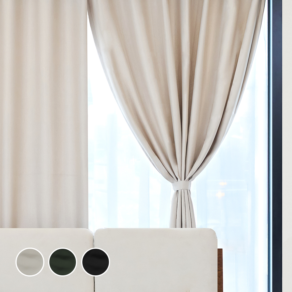 벨크로형 암막 커튼 4size