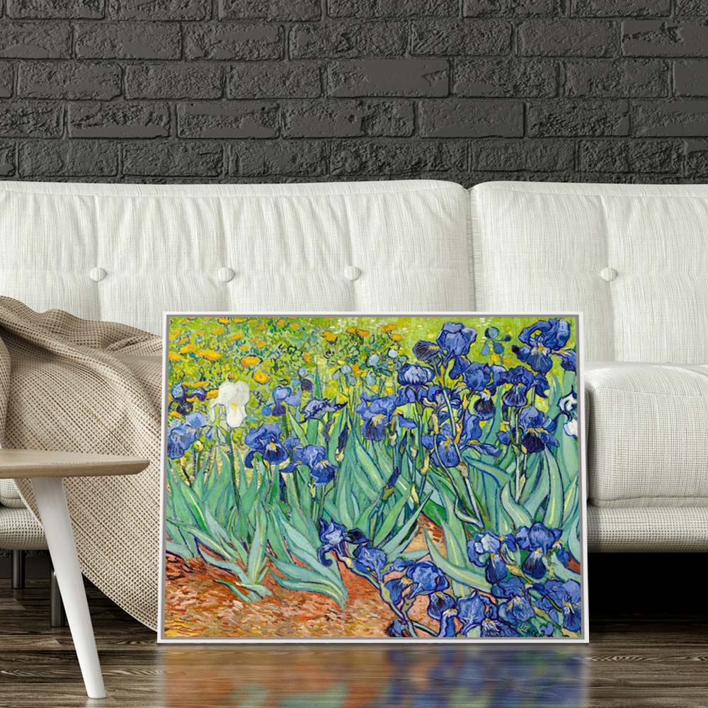 빈센트 반 고흐 붓꽃 62 x 78cm 명화 꽃 거실 벽인테리어 그림 캔버스 띄움 액자 - 상세 이미지 3
