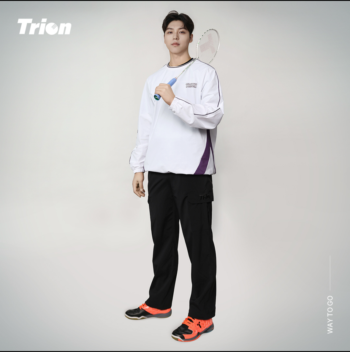 트라이온 TR25 카고 긴바지 남여공용 배드민턴 탁구 스쿼시 스포츠 의류 - 상품 이미지