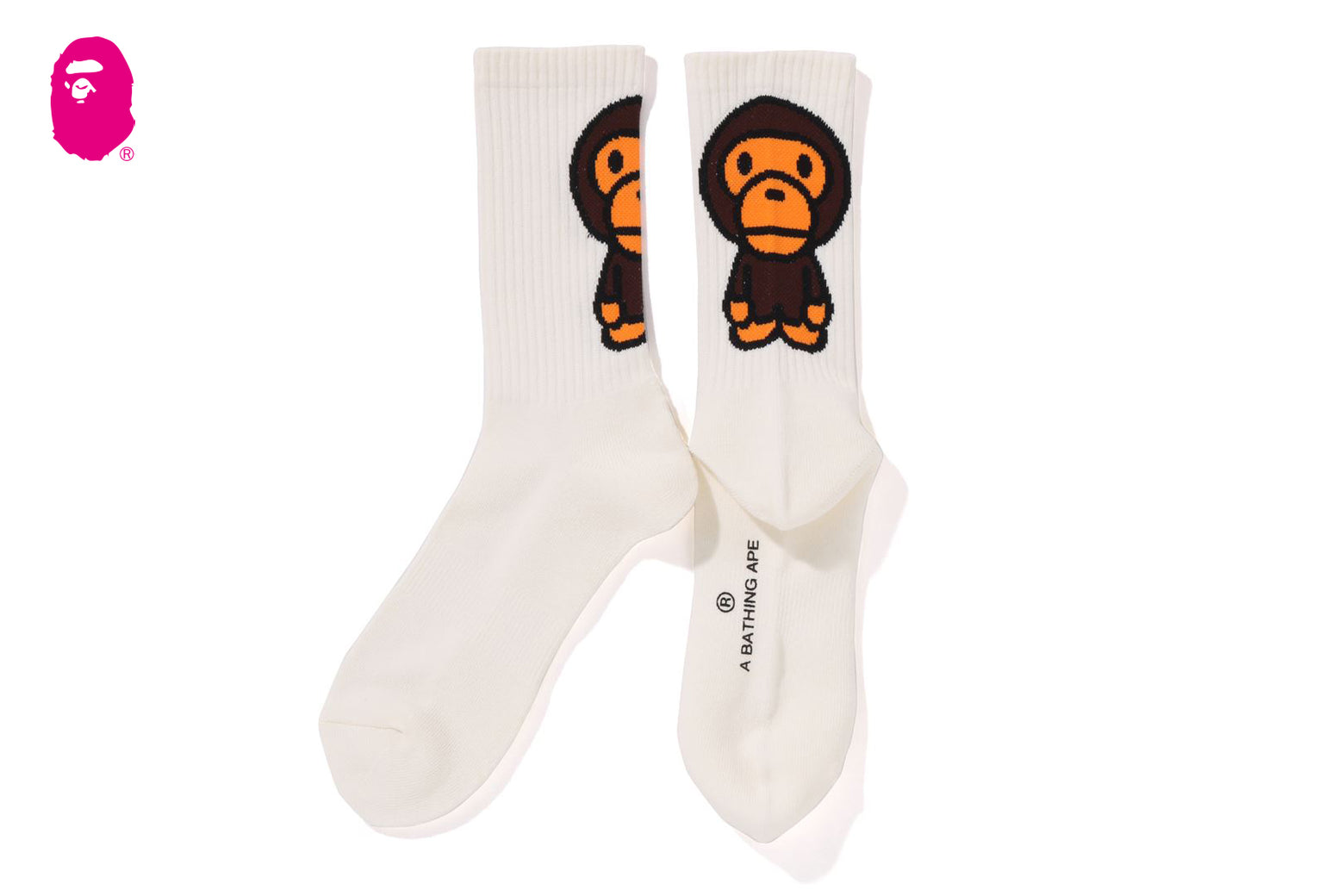 베이프 우먼즈 양말 BABY MILO SOCKS 4월 신상 2L20-284-001 - 상세 이미지 2