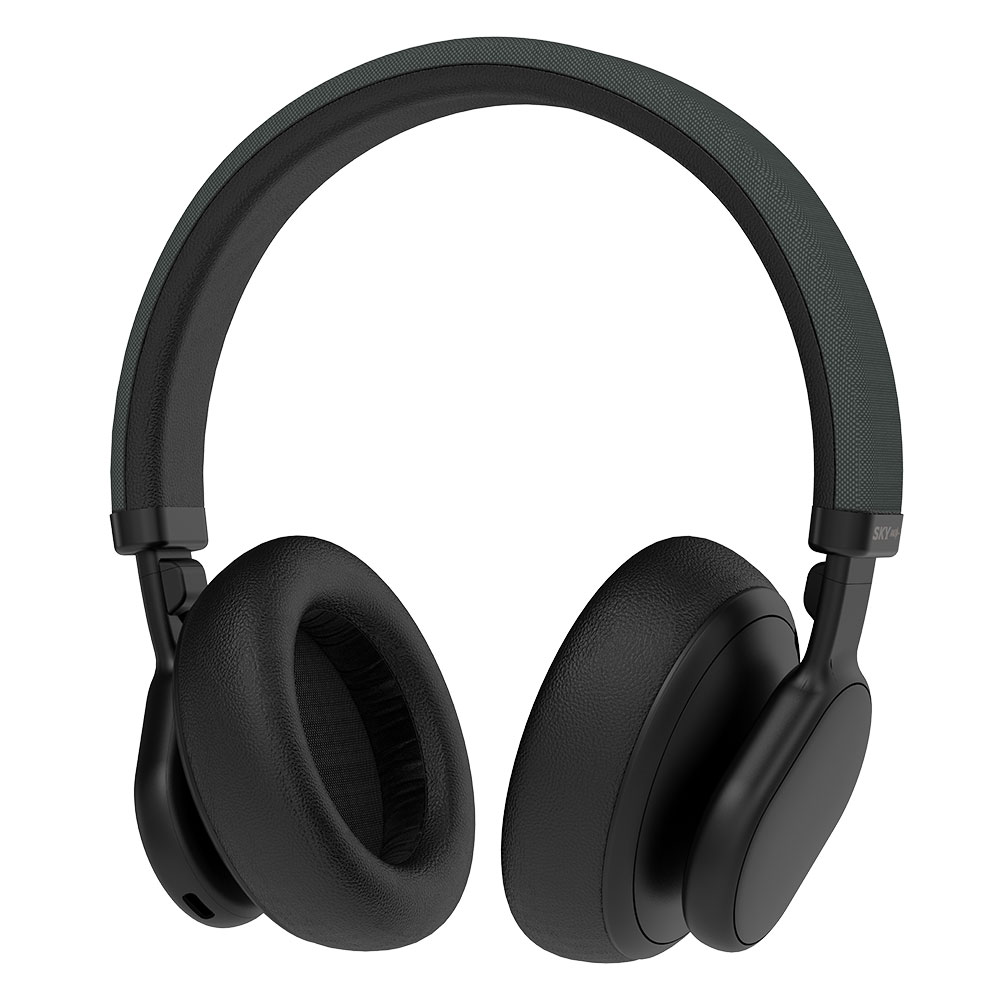 핏 ANC H11 무선 블루투스 헤드셋 노이즈캔슬링 스와이프 터치제어 블랙 이미지 2