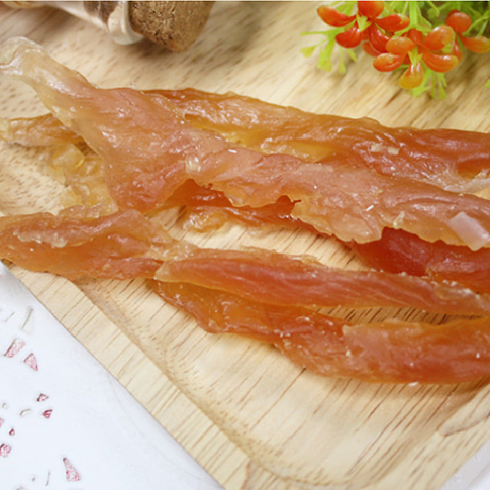 대용량 강아지 사사미 간식 헬로도기 리얼 훈제 닭고기 젤리 꽈배기, 300g, 1개 - 상세 이미지 2