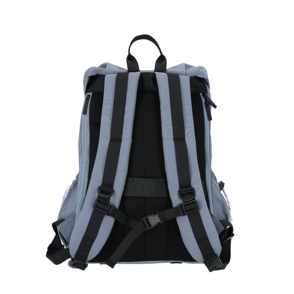 [비아모노] 트루비 스트링 럭색 여행용 보부상 확장형 나일론 백팩 블루