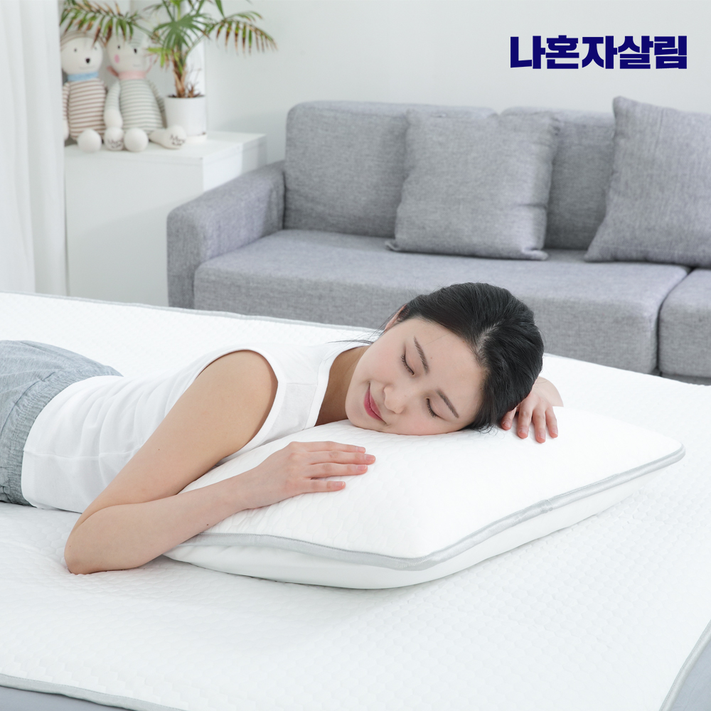 프리미엄 나혼자살림 크리스탈 원단 냉감패드 쿨패드 여름패드 5중직 화이트, LK(180x200) - 상세 이미지 5