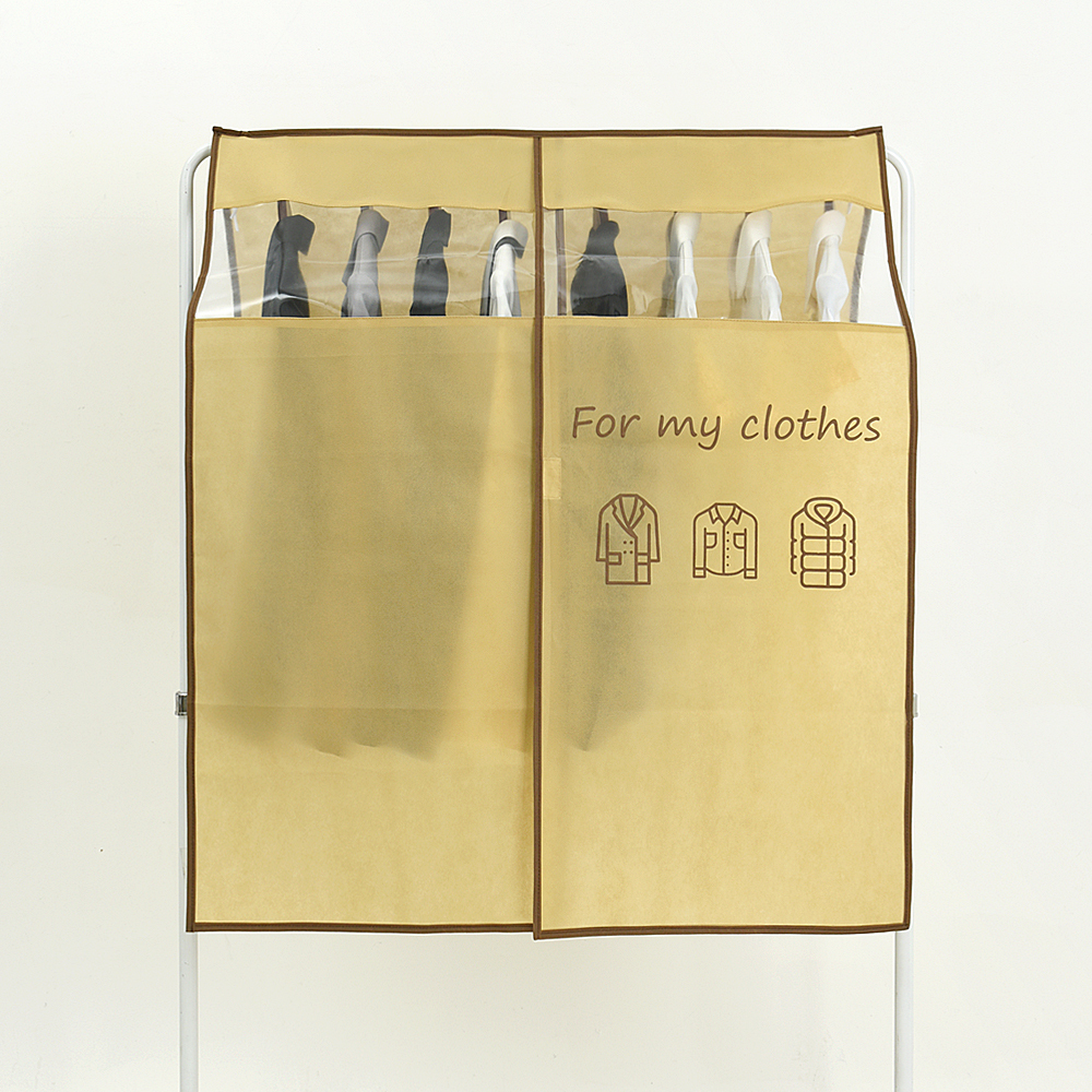 노바리빙 윈도우 행거커버 먼지차단 행거가리개 의류 옷커버 부직포 가림막덮개