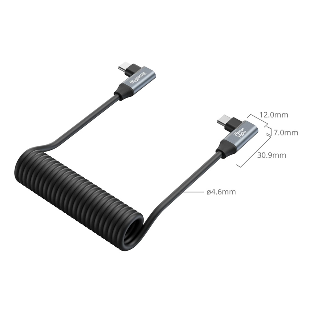 스몰리그 4793 USB-C to USB-C 데이터 케이블 Straight Angled - 상세 이미지 5