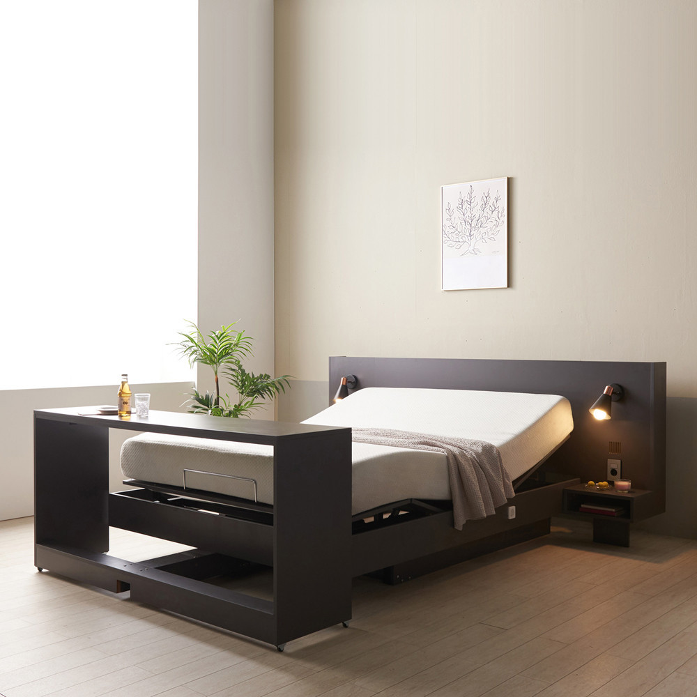 버킷츠 북슬립 스마트 모션베드 전동침대 알람침대 마베드 Ma bed SS(슈퍼싱글), 그레이 - 메인 이미지