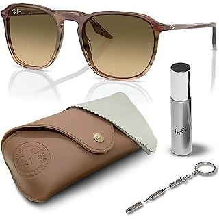 레이벤 RB2203 사각형 선글라스 남녀 공용 클리닝 키트 번들 52 Millimeters : 뉴어크마켓