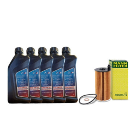 BMW, 만필터 BMW X3 20d 엔진오일 만필터 세트 0W30 LL-12