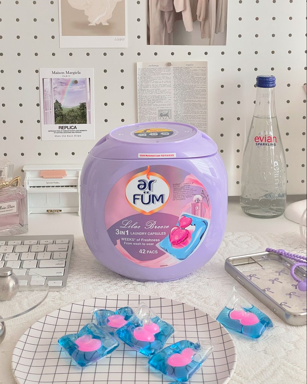 아로퓸 가든 컬렉션 캡슐세제 줄리엣로즈 30개입 + 라일락브리즈 30개입