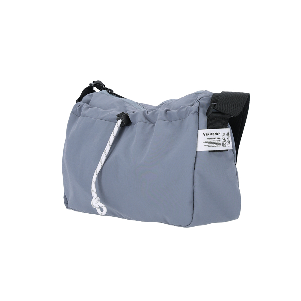 [비아모노] 트루비 스트링 크로스백 데일리 여행용 나일론 가벼운 숄더백 블루