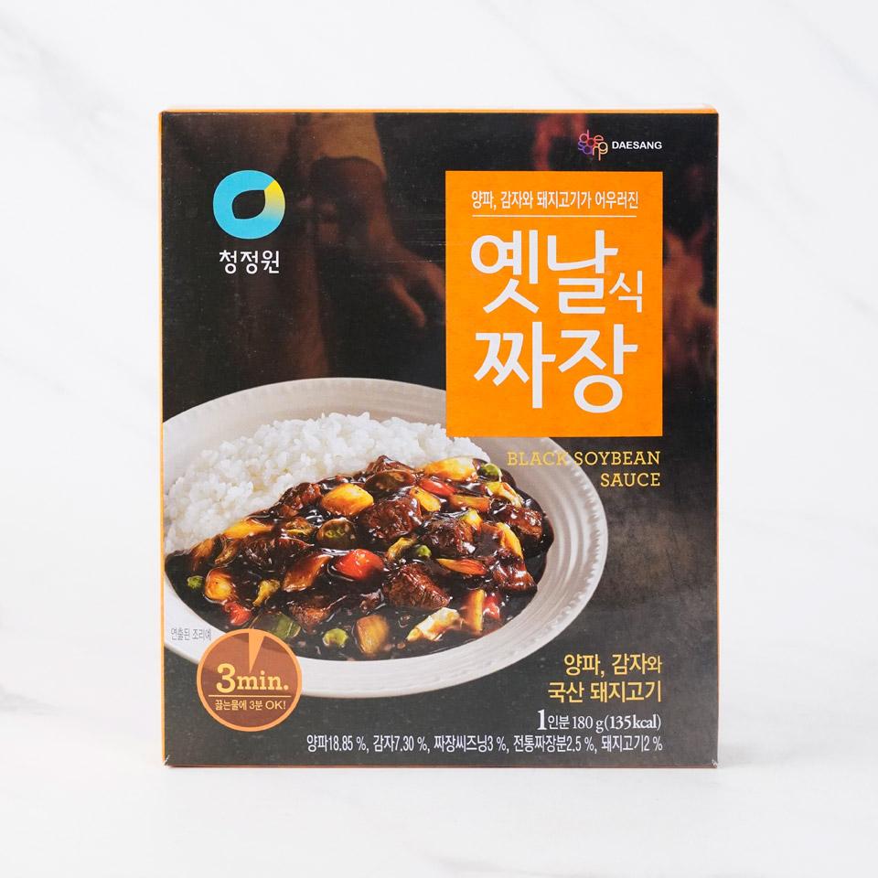 메가마트 대상 청정원 옛날식 짜장 180g - 상품 이미지