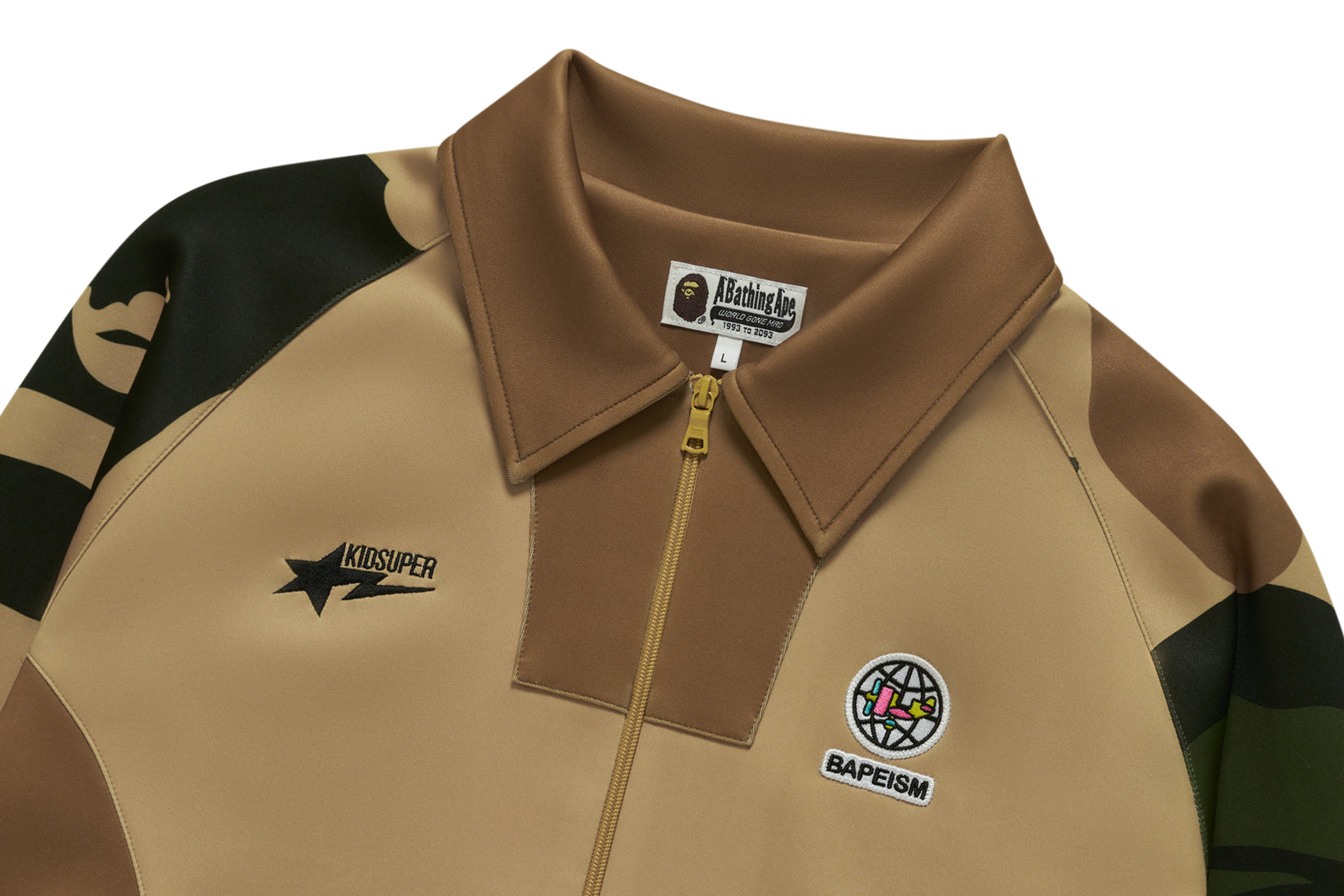 베이프 X KIDSUPER 자켓 PATCHWORK TRACK JACKET 4월 신상 1L23-140-907 - 상세 이미지 3
