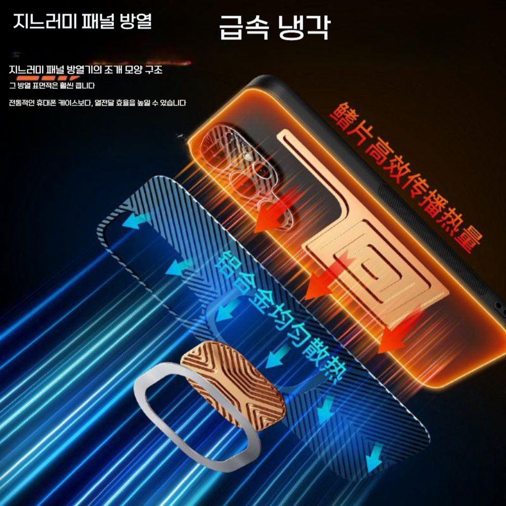 갤럭시 s25 울트라 케이스 냉각 구리 게이밍 맥세이프 커버 - 상세 이미지 3