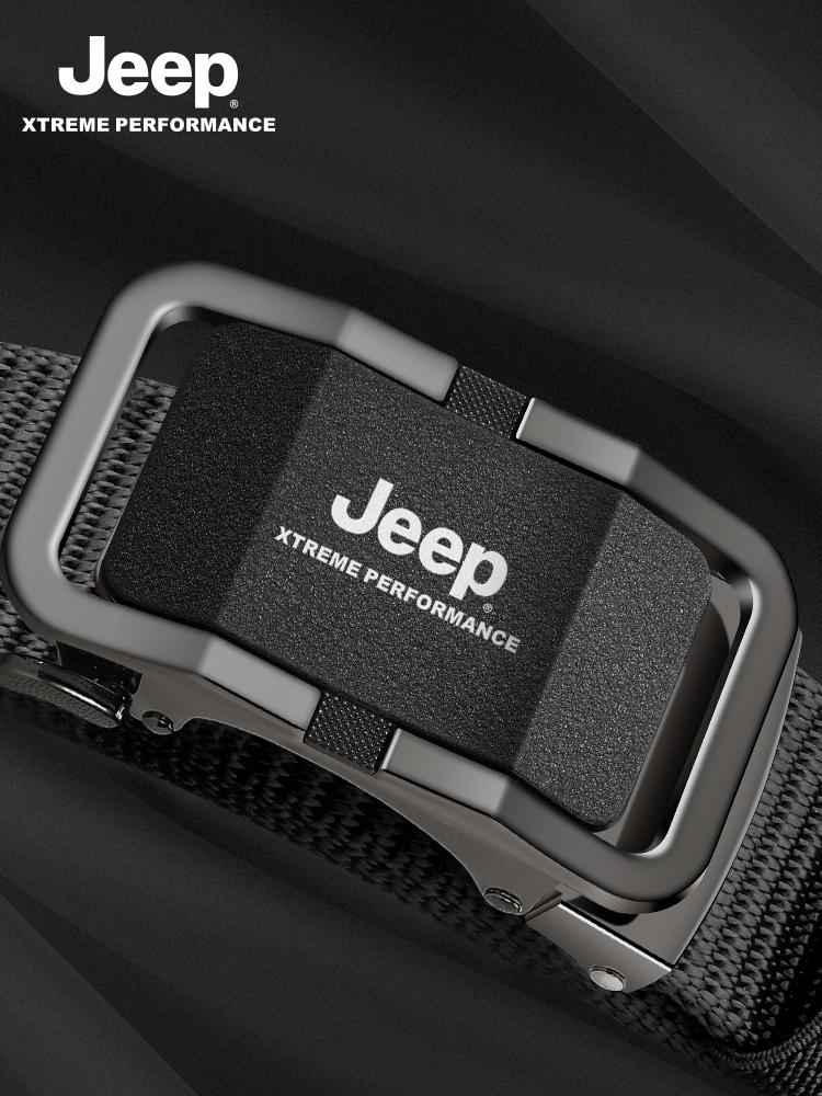 JEEP 남성 캔버스 벨트 120cm 자동 버클 전술 캐주얼 청바지 스포츠 - 상품 이미지