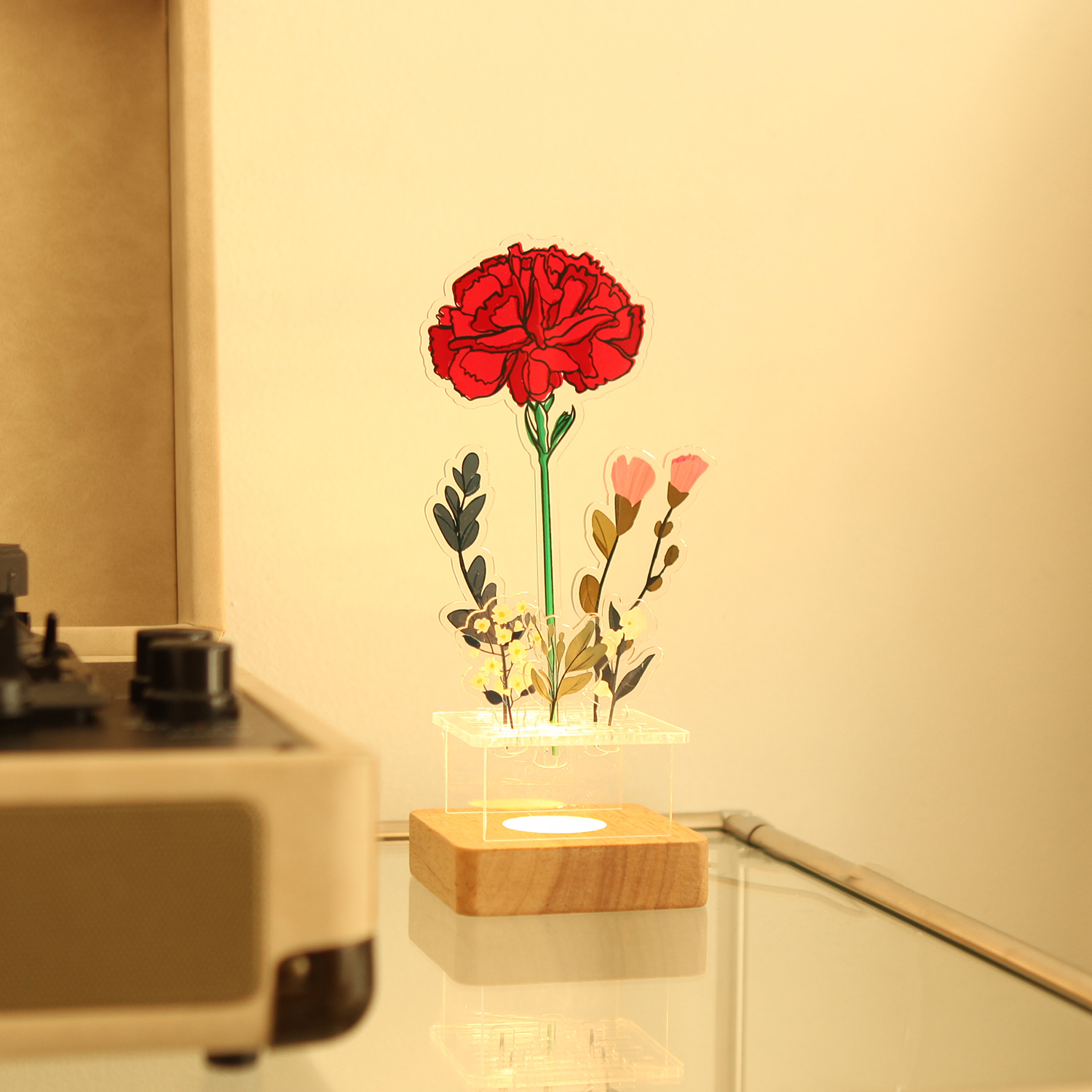 카네이션 조화 화분 꽃다발 어버이날 선물 부모님 - 상품 이미지