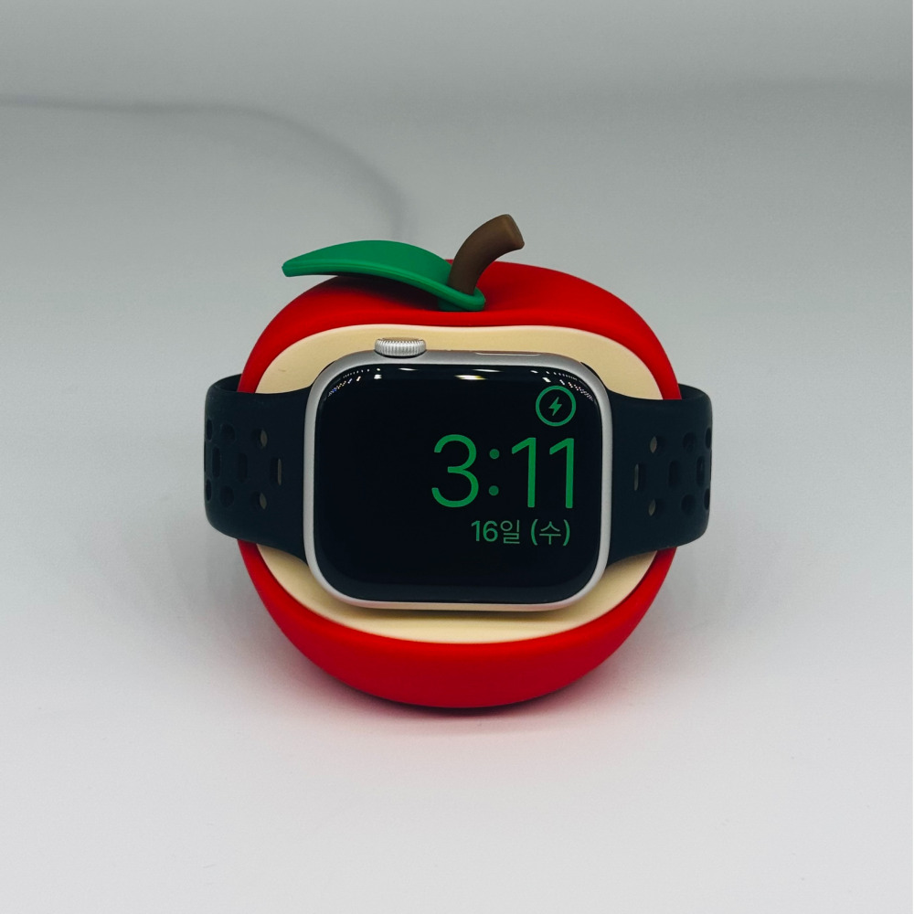 애플워치 충전독 거치대 스탠드 SE2 40mm 7 8 9 악세사리 감성 집들이 생일 선물 - 상세 이미지 2