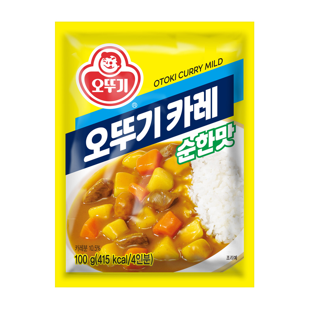 오뚜기 오뚜기카레 순한맛, 100g, 1개 - 상품 이미지