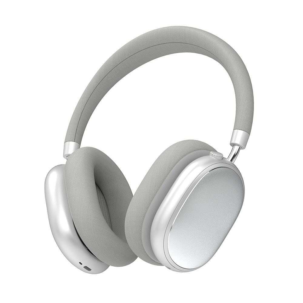 핏 ANC H1 블루투스 무선 헤드셋 액티브 노이즈캔슬링 실버