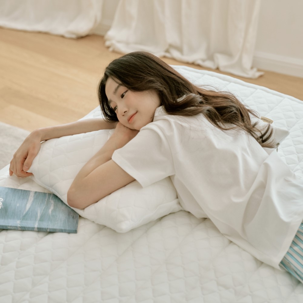 히말라야 듀라론 도톰한 냉감패드 아이스쿨링 여름 침대패드 다이아(누빔), 슈퍼싱글 110x210cm