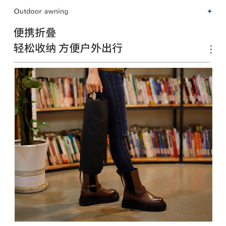 초경량 알루미늄 합금 접이식 달 모양 캠핑 의자, 휴대용 등받이 레저 의자 05.클래식 라지 블랙 600D - 상세 이미지 4
