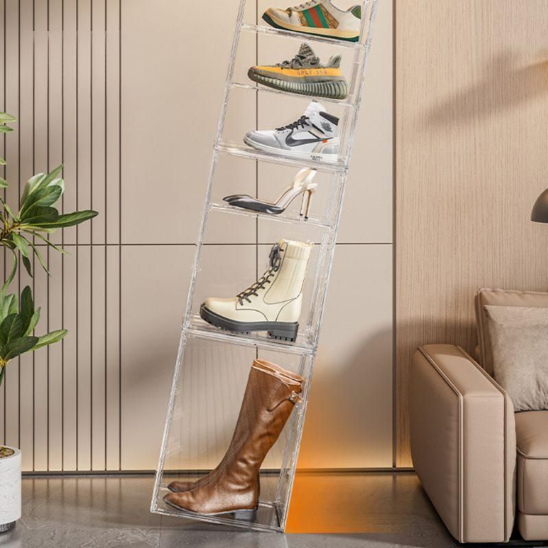 투명 슈즈렉 아크릴 슈케이스 신발정리대 다용도 정리함