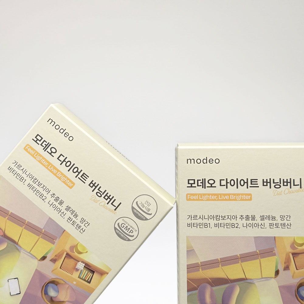 [1box] 모데오 버닝버니 다이어트 캔디 가르시니아 츄어블 레몬맛 36정, 1개 - 상세 이미지 3
