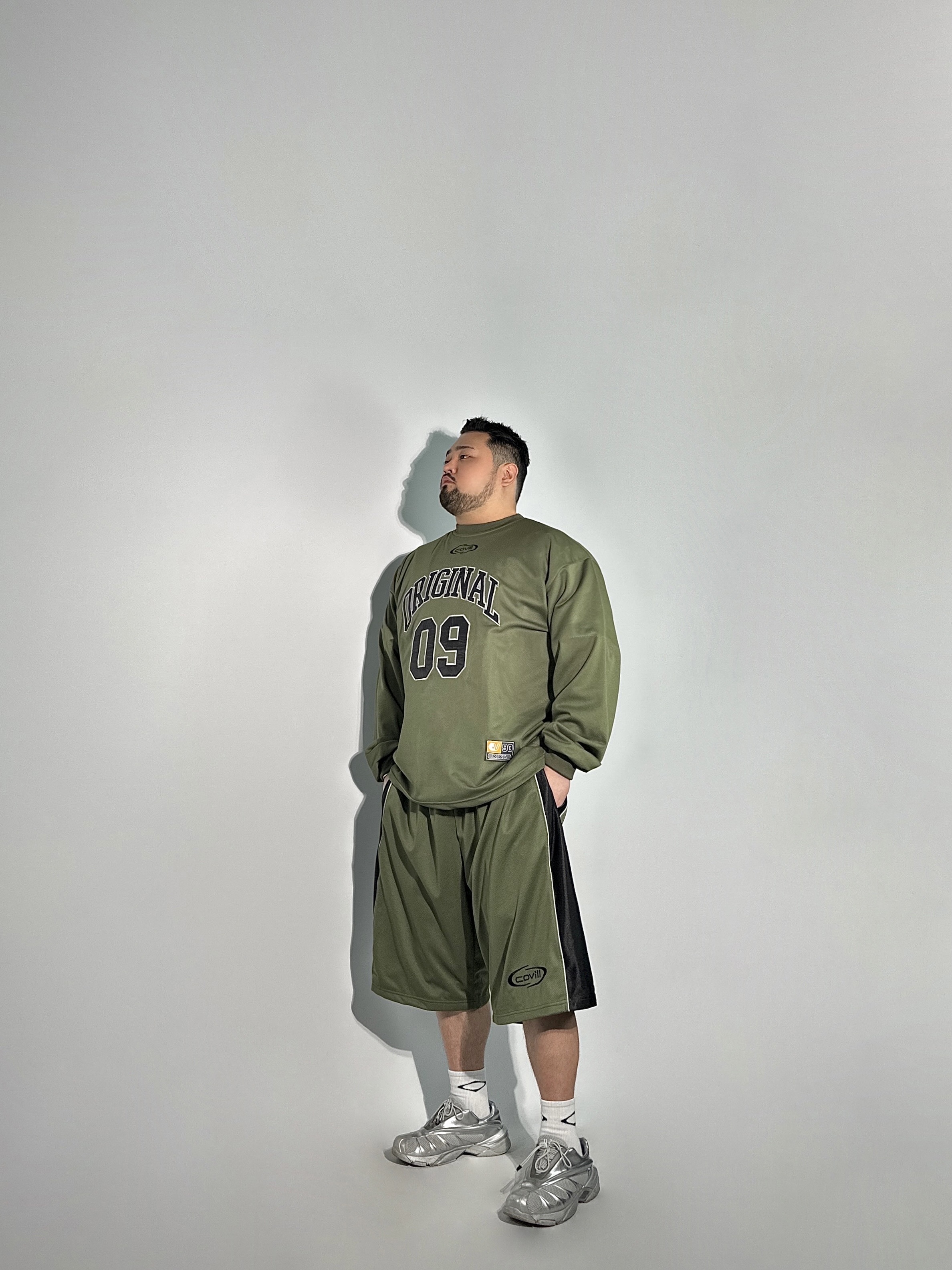SET) No.09 오리지널 매쉬 저지 셋업 4COLOR 빅사이즈 짐웨어 오버핏 에이오알닷 이미지 6