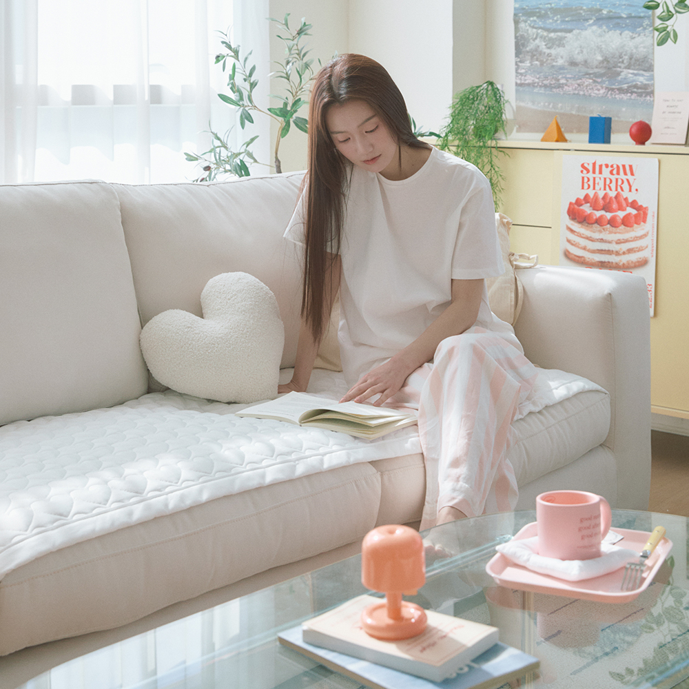 히말라야 듀라론 냉감 쇼파패드 쿨링 여름 사계절 커버 2 3인용 180x70cm