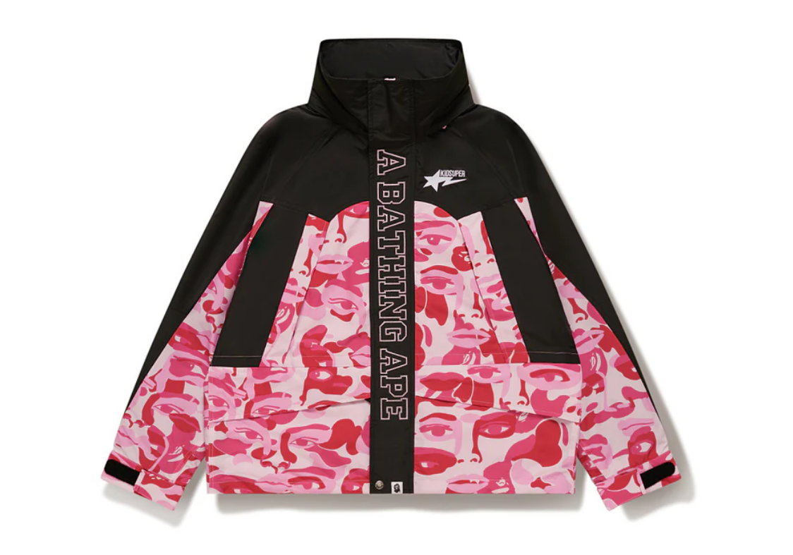 베이프 X KIDSUPER 자켓 CAMO SNOWBOARD JACKET 4월 신상 1L23-140-903 - 상세 이미지 3