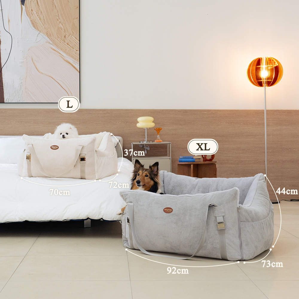 펫테일 셀러브리티 은나노 강아지 카시트 애견 차시트 리저브 대형 L