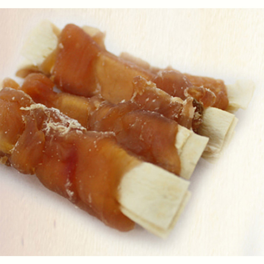대용량 강아지 사사미 간식 헬로도기 리얼 훈제 닭고기 치킨 연어포, 300g, 1개 - 상세 이미지 3