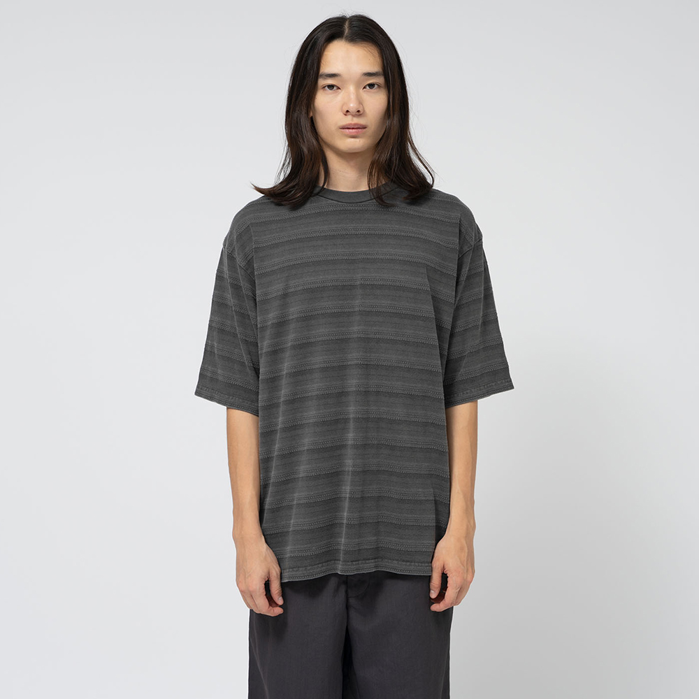 노스페이스퍼플라벨 자카드 필 티셔츠 나나미카 25SS 남녀공용 N25SH057 - 상세 이미지 5