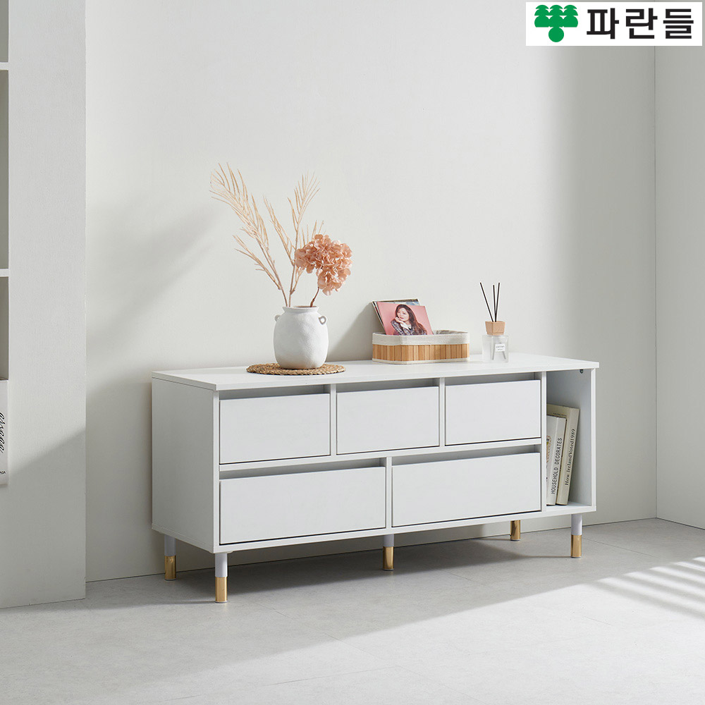 파란들가구 반하나 1150 편수2단서랍거실장 거실수납장 - 상세 이미지 2