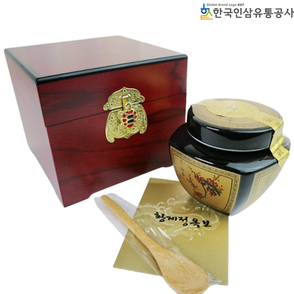 한국인삼유통공사 황제정옥보 600g 1박스 생지황 홍삼 백복령 추출액 부모님 선물 세트 - 상품 이미지