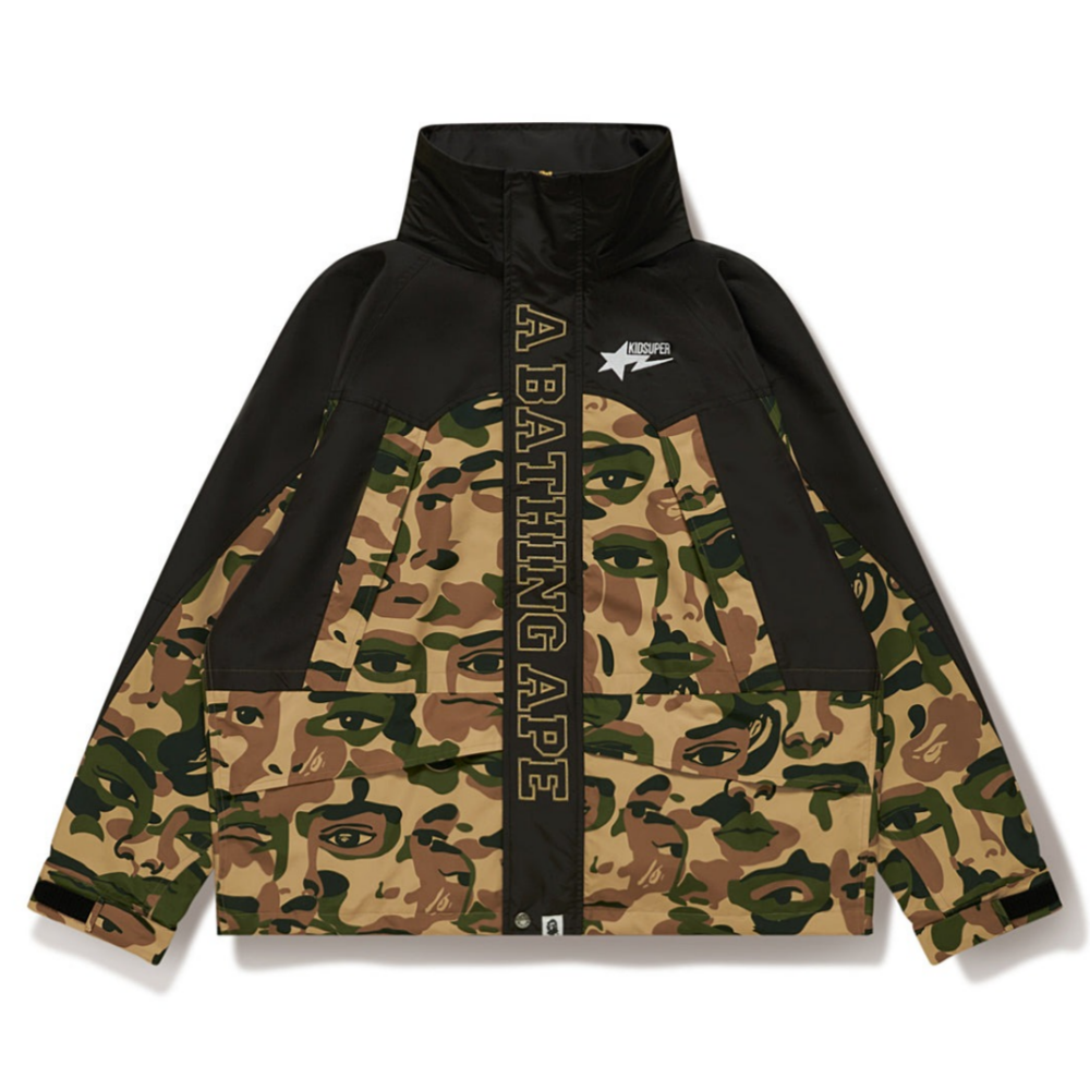 베이프 X KIDSUPER 자켓 CAMO SNOWBOARD JACKET 4월 신상 1L23-140-903 - 메인 이미지