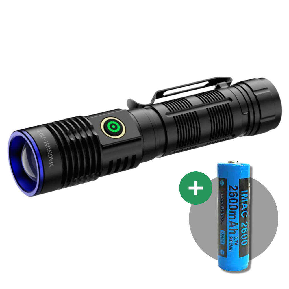 Z1 LED 후레쉬 충전식 C타입 등산용 캠핑 써치 손전등 휴대용 자석 줌 랜턴 A세트