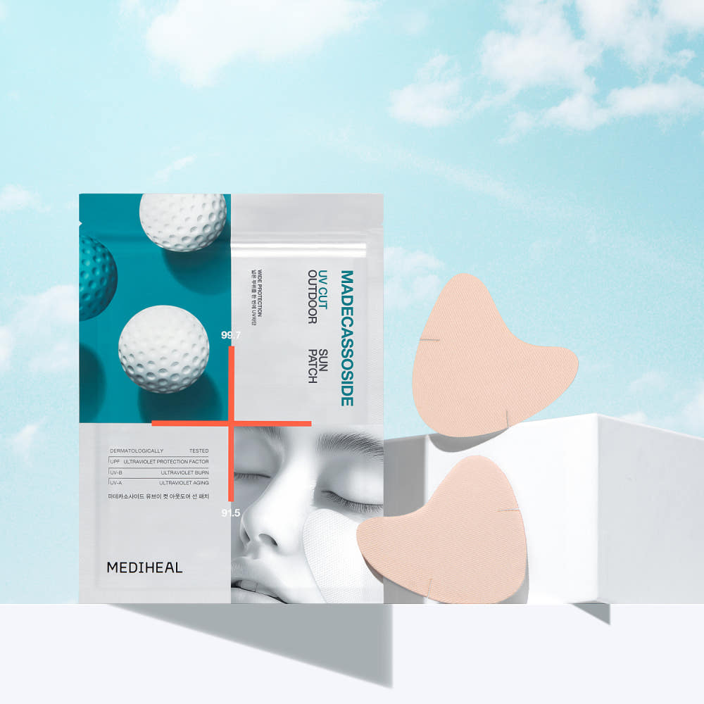 메디힐 마데카소사이드 유브이 컷 아웃도어 선 패치 와이드 프로텍션 4매, 1개 : 메디힐