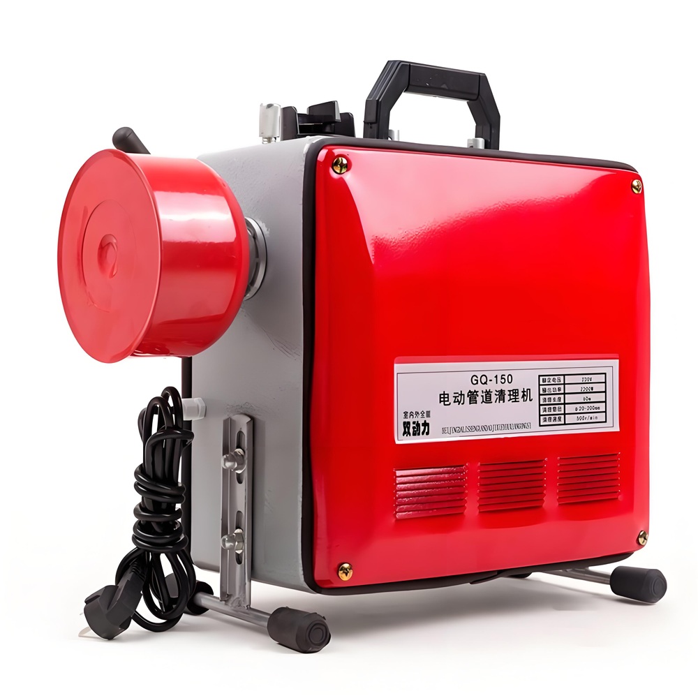하수도 파이프청소기 변기 바닥 배수 스프링 하수관 도구 2500W 3.5강 암호화 27.5m - 상품 이미지