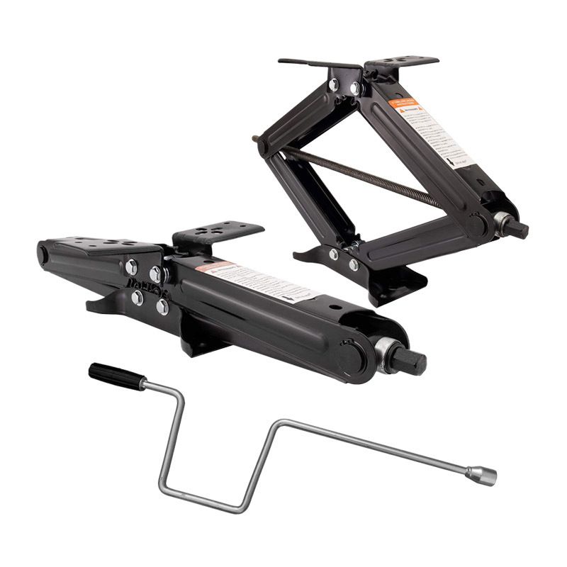 아웃트리거 카라반 트레일러 지지대 받침대 리프트잭 2톤