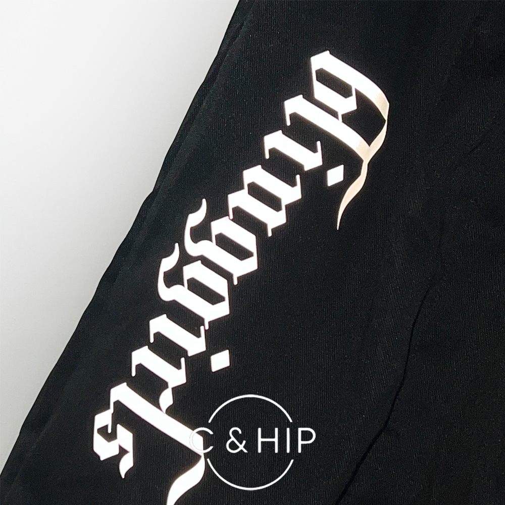 힙 루즈핏 고딕 스카치 야광 오버핏 트랙 와이드팬츠 (카키/블랙) - 상세 이미지 3