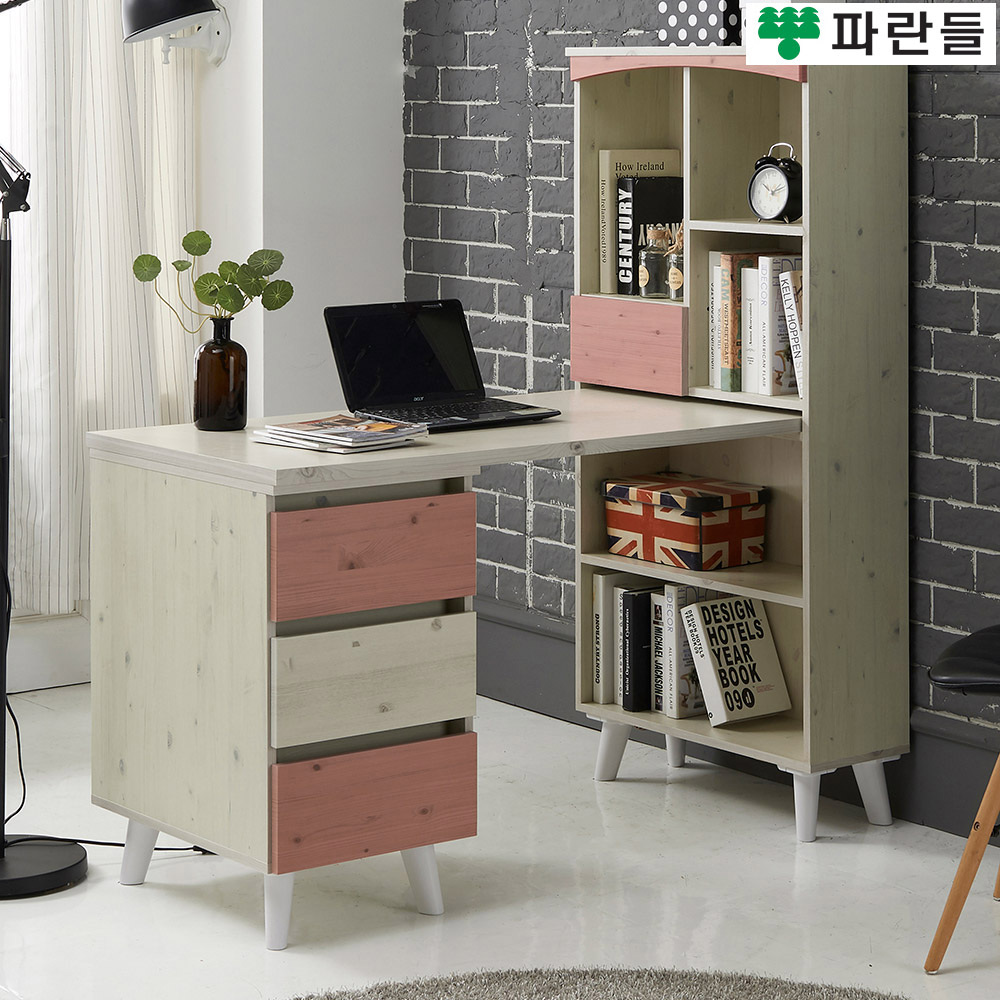 파란들가구 SS 높은다리서랍통 h형책상책장세트 학생책상 - 상세 이미지 4