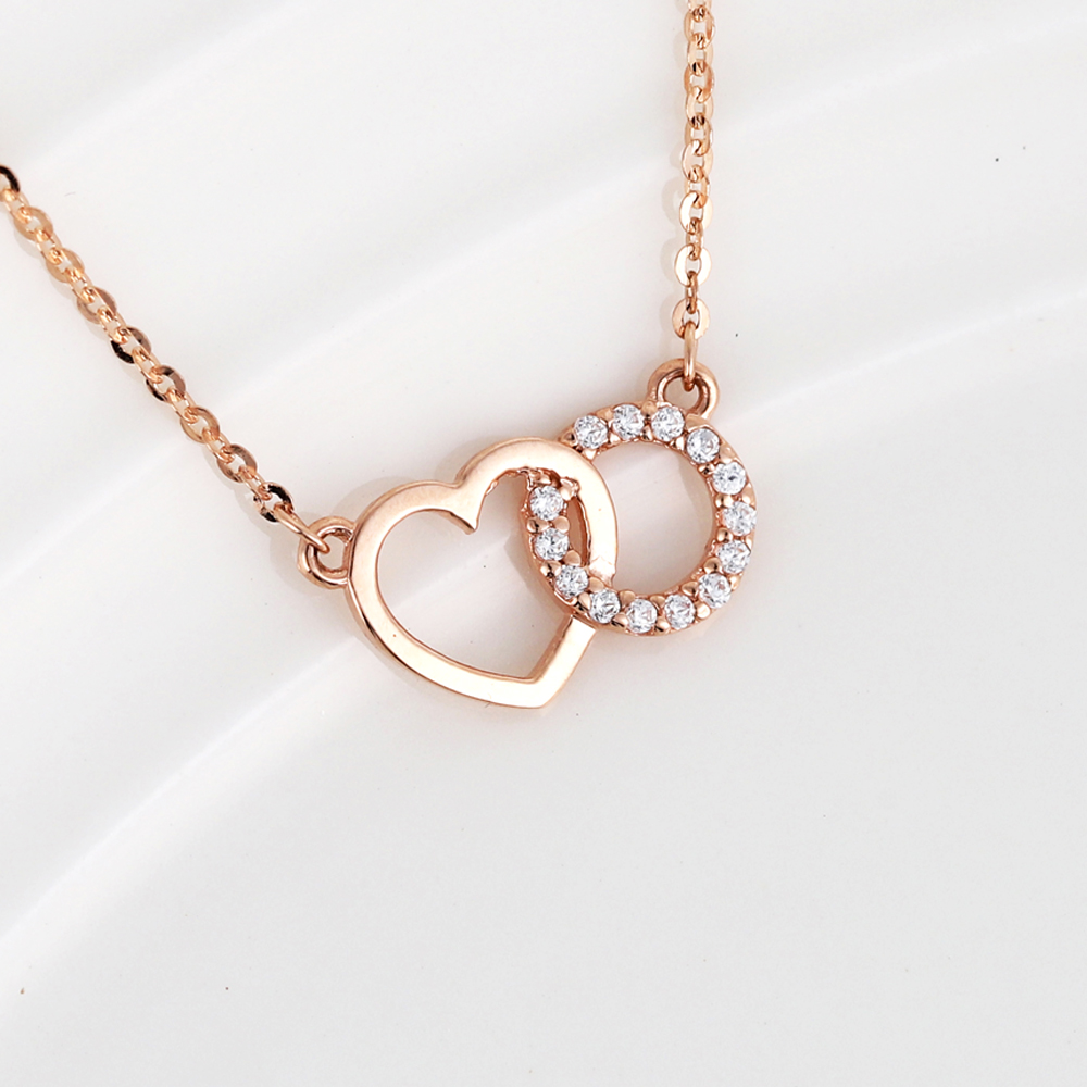 14k 목걸이 러블리 하트 디자인 여자친구 생일선물 NBN0671