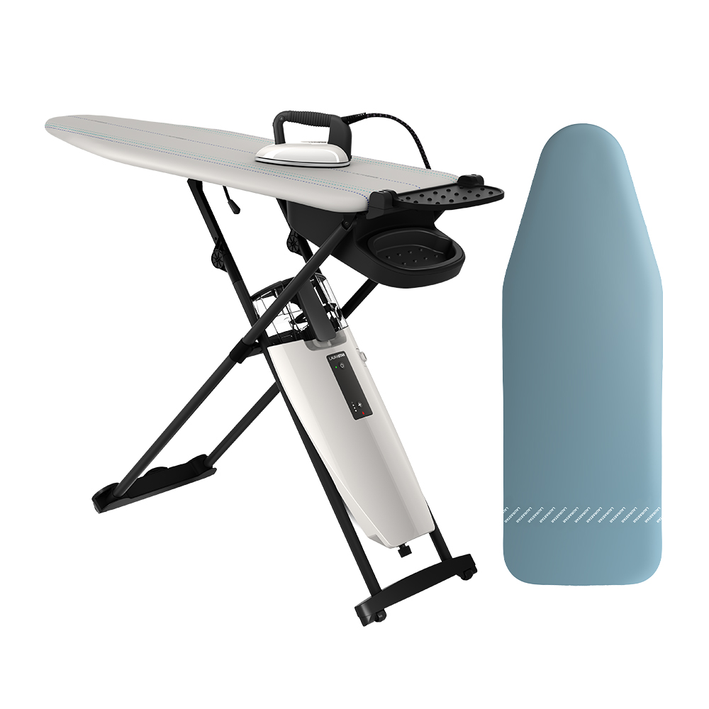 [단독구성] 로라스타 올인원 의류관리기 smart i + 다리미 보드 커버 (펄블루) 패키지