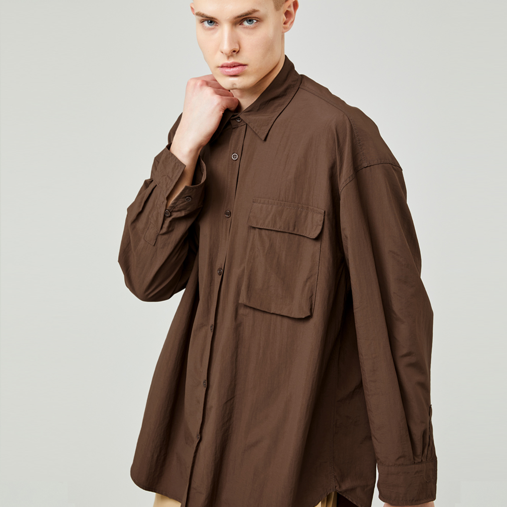 남자오버핏남방 봄 여름셔츠 UTILITY WIND SHIRTS 이미지 7