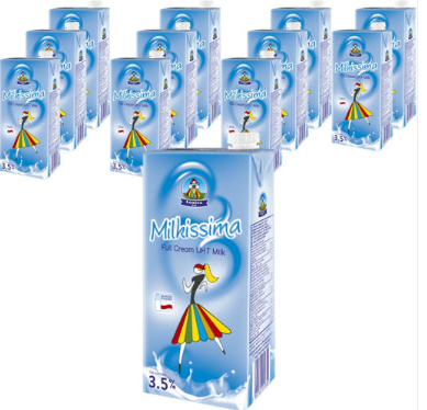 [무료배송] 밀키스마 수입 멸균우유 1000ml 12개 아이러브밀크 폴란드